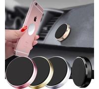 Support de téléphone magnétique universel pour voiture, tableau mural, autocollant magnétique, iPhone, Xiaomi, Huawei, Samsung, Prada 4pcs Black Set