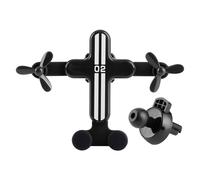 Support de téléphone mains libres rétractable, compatible avec tous les véhicules, pliable par gravité, pour grille d'aération, design