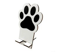 Support de téléphone mignon en bois de 5 mm en forme de patte de chat (C) | Pour une construction en bois de teck de qualité supérieure, une finition, un matériau naturel, une utilisation durable