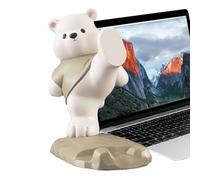 Support de téléphone mignon | Figurines réglables en résine antidérapante | Support de téléphone portable de bureau,Pour la journalisation du tournage Bureau Voyage en plein air Appels vidéo