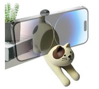 Support de téléphone mignon pour chat - Adorable support de téléphone pour chat | Support de téléphone portable en forme d'animal mignon