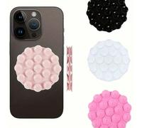 Support de téléphone mobile à ventouse double face de forme circulaire, ventouse en silicone toute neuve, support de téléphone à ventouse double face carrée, support de boîtier de téléphone adhésif, a