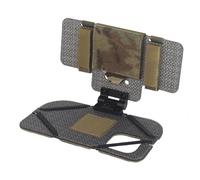 Support de Téléphone Molle D'extérieur, Planche de Navigation Pliable et Légère avec Support de Téléphone Grand Angle, Support de Téléphone Tactique pour 15 Pro(CP)