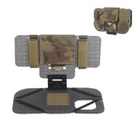 Support de Téléphone Molle D'extérieur, Planche de Navigation Pliable et Légère avec Support de Téléphone Grand Angle, Support de Téléphone Tactique pour 15 Pro(CP)
