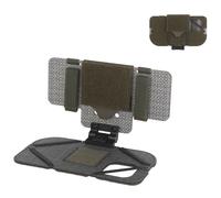 Support de Téléphone Molle D'extérieur, Planche de Navigation Pliable et Légère avec Support de Téléphone Grand Angle, Support de Téléphone Tactique pour 15 Pro(Green)