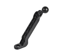 Support de téléphone monté sur rétroviseur - Bras d'extension pour moto - Adaptateur d'extension de 17 mm - Tête sphérique - Adaptateur d'extension pour rétroviseur de moto - Tige de fixation mobile