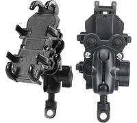 Support de téléphone moto Amortisseur de chocs 8 griffes Support de navigation à verrouillage mécanique fixe pour rétroviseur de scooter -Type de support