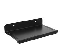 Support de Téléphone Mural pour Salle de Bain en Acier Inoxydable Noir | Rangement Compact pour Hôtels et Sanitaires à Fort Passage, Base Antidérapante, Organise Plusieurs Objets
