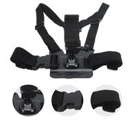 Support de téléphone - OMABETA - Montage sangle de poitrine - ABS - Compatible caméra sport - Noir