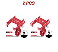 Support De Téléphone P10 Colorable À Cliquet En Alliage D'aluminium Pour Vélo De Route,Vtt,Moto,1/2/3 Pièces - Type Style B 2pcs