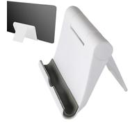 Support de téléphone pliable et réglable pour tablette, 10,2 x 7,6 cm avec base antidérapante, appareil stable pour streaming, réunions, support de bureau pour la maison, le bureau, la cuisine, les