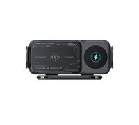 Support de Téléphone Pliable pour Voiture, Chargeur Sans Fil, Support Universel, Chargeur Électrique Rotatif à Induction