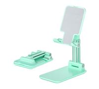 Support de téléphone portable à angle et hauteur réglables avec coussinet en silicone, entièrement pliable, compatible avec tous les