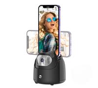 Support de téléphone portable à cardan avec suivi automatique du visage (noir)