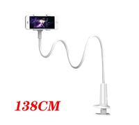 Support De Téléphone Portable À Clip De 138cm,Avec Poignée,Bras Long Et Flexible,Col De Cygne,Support Paresseux,Pince De Montage Pour Iphone 15 Pro Max.White-138cm.