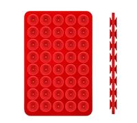 Support de téléphone portable à ventouse en silicone - Ventouses multifonctions double face à 40 degrés - Poignée antidérapante pour téléphone portable - Support de téléphone portable en silicone