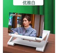 Support De Téléphone Portable Abs Transparent,Écran 3d Ultra-Clair,Lumière Bleue,Écran Vertical,Accessoires Mobiles,Amplificateur Rapide,Ket Pliant - Type 12in Black #A