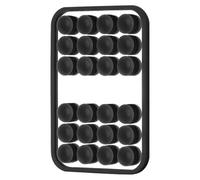 Support de téléphone portable adhésif double face | support en silicone pour téléphone | avec miroir intégré | pour voiture, maison, bureau, salle de bains
