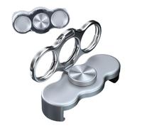 Support de téléphone Portable - Anneau de Support Rotatif réglable à 90° Le Haut | Poignée Pliable à 360° Gauche-Droite pour Les Mains, Voiture, Bureau, Salle de Sport, Support sécurisé Pratique