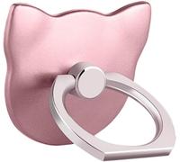 Support De Téléphone Portable, Anneau De Support Universel Pour Téléphone Portable, Support De Smartphone En Forme De Chat Animal Pour Iphone Xs X 8 7 6 5, Samsung Galaxy (Or Rose)