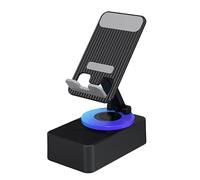 Support De Téléphone Portable Avec Haut-parleur Sans Fil - Support De Téléphone Portable De Bureau 4 En 1 Pour Bureau - Support De Téléphone Antidérapant Rotatif À 360 Degrés Pour Téléphones Mobiles,