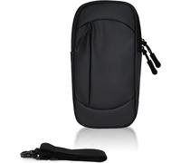Support De Téléphone Portable Avec Sangle Amovible, 2 Poches Zippées, Sac De Transport Pour Téléphone Portable, Jogging, En Cuir Synthétique, Avec Fermeture Éclair Silencieuse Pour La Course