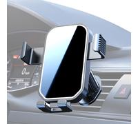 Support de téléphone portable - Clip pivotant avec engrenage de précision, support sécurisé pour smartphone, design avec double fermeture triangulaire, support mobile non magnétique, accessoire