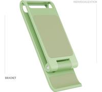 Support de téléphone portable de bureau Pliage Support réglable Thin Light Portable Green