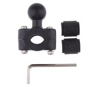 Support De Téléphone Portable De Moto Avec Adaptateur De Boule De 1 Pouce, Rétroviseur Pour Tube De 17mm