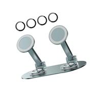 Support de téléphone portable double position pour téléphones de 4 à 7 pouces avec rotation à 360 degrés réglable incliné design pliable pieds antidérapants construction en aluminium double position