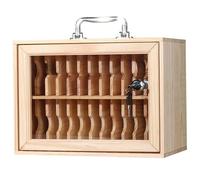 Support de téléphone portable en bois avec 60 compartiments - Boîte de sécurité murale pour téléphone portable - Parfait pour les écoles, les bureaux, les usines - Utilisation militaire - Solution de