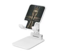 Support de téléphone portable et pliable avec inscription « Staring at The Hungry Wolf » - Support de téléphone de bureau réglable pour iPhone, téléphones portables et tablettes