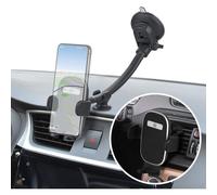 Support De Téléphone Portable Extra Long Avec Col De Cygne Pour Voiture,Camion,Camionnette,Universel,Compatible Avec Iphone 15,14,13,Samsung Galaxy,Pixel,Sans Vibrations (2 En 1(Q98)