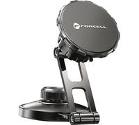 Support de téléphone portable FORCELL F-Grip IronSecure - Pare-brise/console centrale magnétique noir