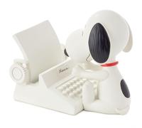Support de téléphone portable Hallmark Peanuts Snoopy (machine à écrire) Fournitures de bureau Cadeaux pour enseignant Patron Assistant administr