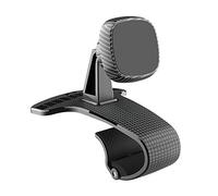 Support De TéLéPhone Portable MagnéTique Pour Tableau De Bord Support De Voiture MagnéTique Pour TéLéPhone Universel Clip De Tableau De Bord HUD Plaque D'Immatriculation De Voiture Noir TêTe CarréE