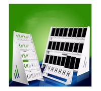 Support de téléphone portable multi-grille en PVC pour bureau, salle de classe et bureau (83 x 18 x 39 cm) - Parfait pour nizing téléphones et accessoires