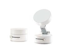 Support De Téléphone Portable Multifonction À Ventouse, Télescopique, Magnétique, Pour La Cuisine (Blanc)