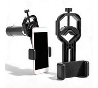 Support de téléphone portable noir pour jumelles monoculaires télescopes astronomiques télescope universel/microscope adaptateur montage de téléphone support de téléphone portable pour téléphone