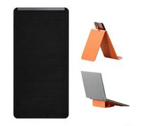 Support de téléphone portable pliable avec flexibilité en silicone et renfort en aluminium pour un support fiable de smartphone sous n'importe quel angle (noir)