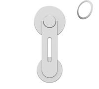 Support De Téléphone Portable Pliable Magnétique Pour Voiture Tesla Argent Iphone 12/13/14