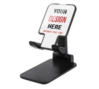Support de téléphone portable pliable personnalisé pour téléphone portable de bureau et tablette compatible avec iPhone 15 14 13 12 11 Pro Max Samsung Galaxy S23 S21 S20 A25 A14 A13 et tous les