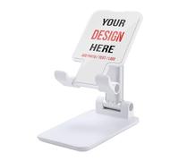 Support de téléphone portable pliable personnalisé pour téléphone portable - Réglable et pliable - Compatible avec iPhone 15 14 13 12 11 Pro Max Samsung Galaxy S23 S21 S20 A25 A14 A13 - Tous les