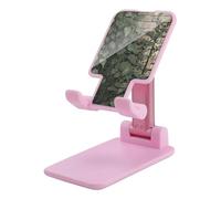 Support de téléphone portable pliable pour bureau - Support de téléphone portable réglable - Plantes dessinées à la main - Support de téléphone portable antidérapant - Compatible avec tous les