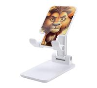 Support de téléphone portable pliable pour bureau - Support de téléphone portable réglable - Support de téléphone portable antidérapant - Compatible avec tous les téléphones portables