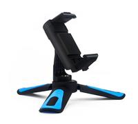 Support de téléphone portable pliable pour smartphones - Bras réglable stable - Support ABS - Excellent pour l'enseignement du streaming - Support portable pliable avec base solide