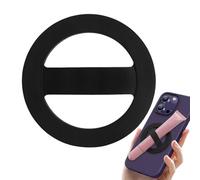 Support de téléphone portable - Poignée flexible en silicone pour une manipulation sûre du smartphone - Support ergonomique pour une prise en main confortable - Base d'aspiration pour la stabilité et