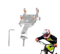 Support De Téléphone Portable Pour Bicyclette,D'Aluminium - Porte-Téléphone Pour Motocyclette,Angle Ajustable Anti-Choc pour Cyclisme Extérieur Hommes Femmes Support Téléphone Accessoires de Bicyclett