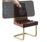 Support de téléphone portable pour bureau Chaise Design Support pour | Support en bois réglable Accessoires de bureau pour tous les smartphones Maison Bureau Voyage