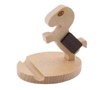Support De Téléphone Portable Pour Bureau | Cheval Mignon Anti-dérapant en Bois pour Maison - Support Téléphone Réglable,Pour Bureaux Voyage Visualisation Diffusion En Direct Appel Étude Salons Cuisin